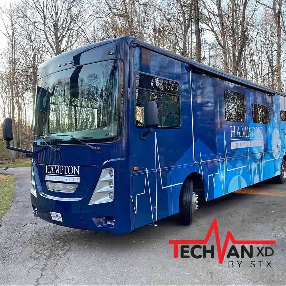 custom built mobile lab by STX